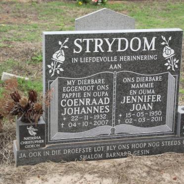 STRYDOM Coenraad Johannes 1932-2007 :: STRYDOM Jennifer Joan 1950-2011