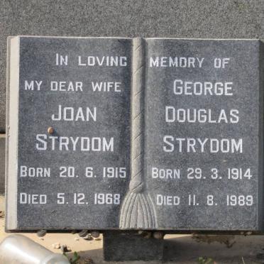STRYDOM George Douglas 1914-1989 &amp; Joan 1915-1968 