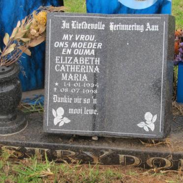 STRYDOM Elizabeth Catherina Maria 1934-1998