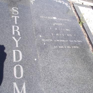 STRYDOM Hendrik Johannes 1913-1978