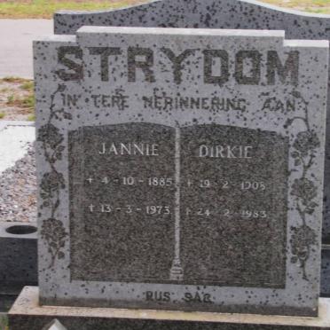 STRYDOM Johann Christoffel 1885-1973 :: STRYDOM D.E. 1908-1983