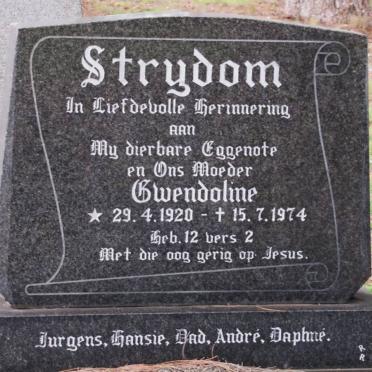 STRYDOM Gwendoline 1920-1974