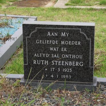 STEENBERG Ruth 1925-1983