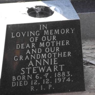 STEWART Annie 1883-1974