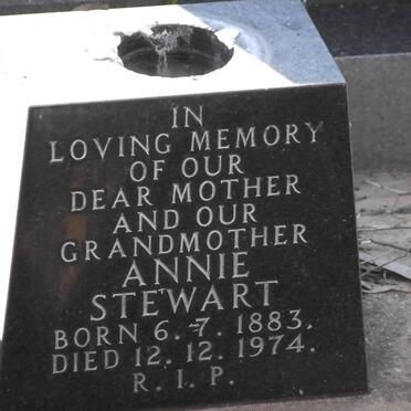 STEWART Annie 1883-1974