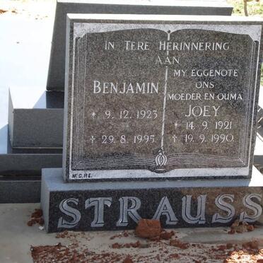 STRAUSS Benjamin 1923-1995 &amp; Joey 1921-1990