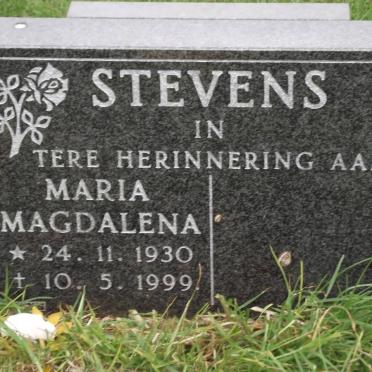 STEVENS Maria Magdalena 1930-1999