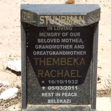 STUURMAN Thembeka Rachael 1932-2011