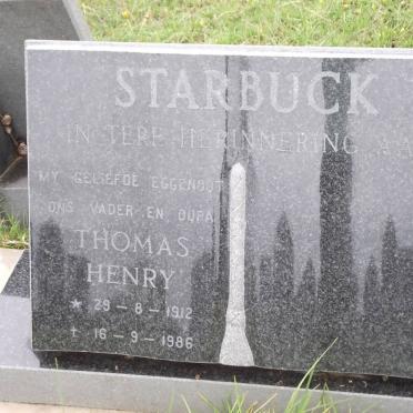 STARBUCK Thomas Henry 1912-1986