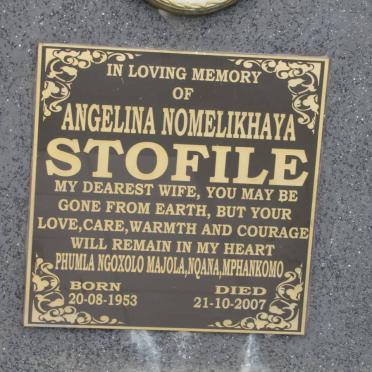 STOFILE Angelina Nomelikhaya 1953-2007