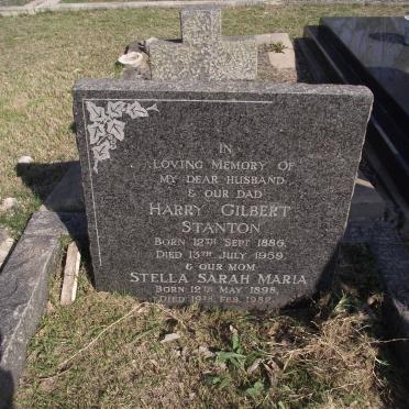 STANTON Harry Gilbert 1886-1959 &amp; Stella Sarah Maria 1898-1982
