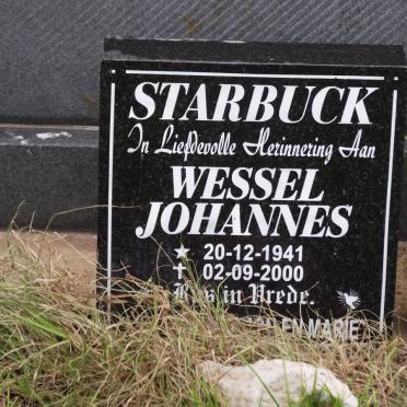 STARBUCK Wessel Johannes 1941-2000