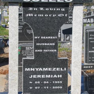SULELO Mnyamezeli Jeremiah 1955-2009
