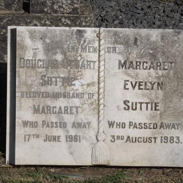 SUTTIE Douglas Stuart -1961 &amp; Margaret Evelyn 1907-1983