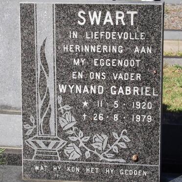 SWART Wynand Gabriel 1920-1979
