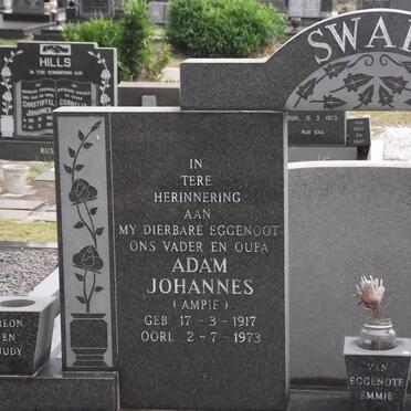 SWART Adam Johannes 1917-1973