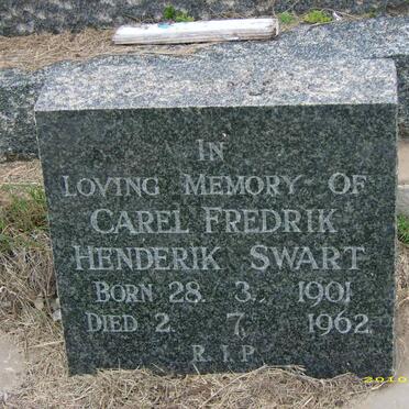 SWART Carel Frederik Henderik 1901-1962