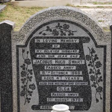 SWART Jacobus Hugo -1960 &amp; Olga -1970