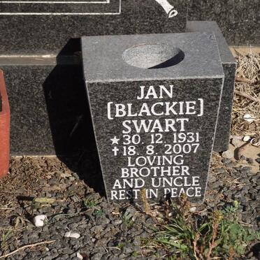 SWART Jan 1931-2007