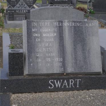 SWART Vera Denise nee NASH 1930-1980