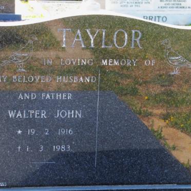 TAYLOR Walter John 1916-1983