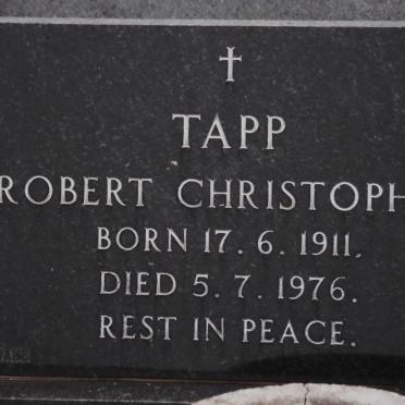 TAPP Robert Christopher 1911-1976
