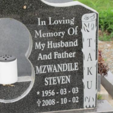 TAKU Mzwandile Steven 1956-2008