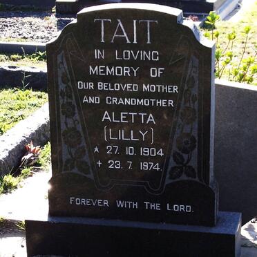 TAIT Aletta 1904-1974