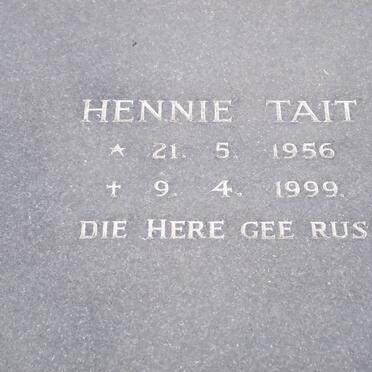 TAIT Hennie 1956-1999