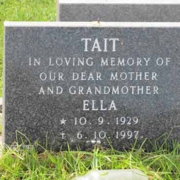 TAIT Ella Rosena Magrita 1929-1997