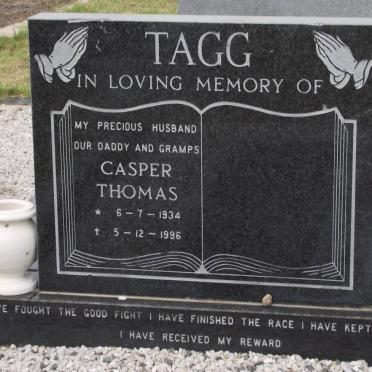 TAGG Casper Thomas 1934-1996