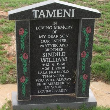 TAMENI Sindile William 1968-2008