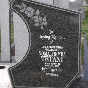 TETANI Nomathemba 1970-2007