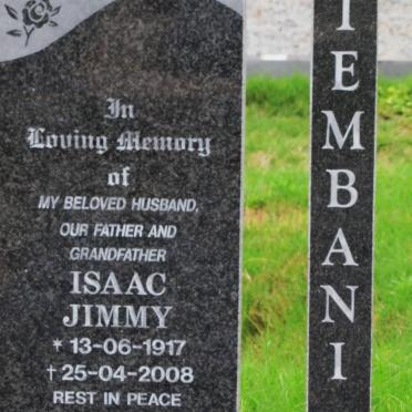 TEMBANI Isaac Jimmy 1917-2008