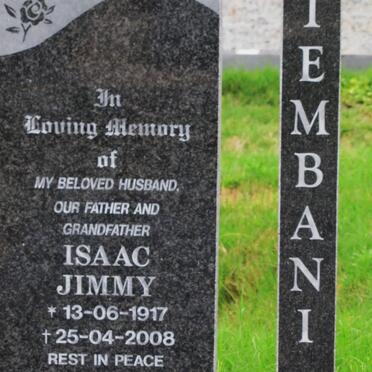 TEMBANI Isaac Jimmy 1917-2008
