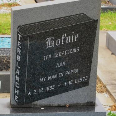 TERBLANCHE Hofnie 1933-1973