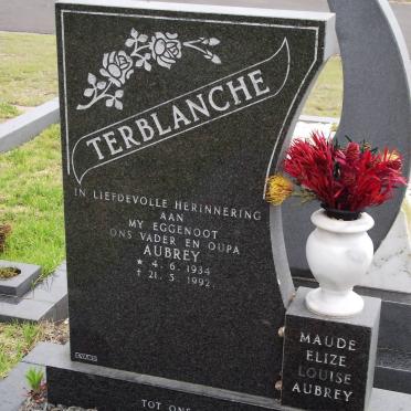TERBLANCHE Aubrey 1934-1992