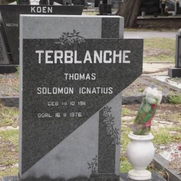 TERBLANCHE Thomas Solomon Ignatius 1911-1976