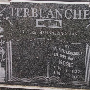 TERBLANCHE Jacobus Phillipus Petrus 1930-1973