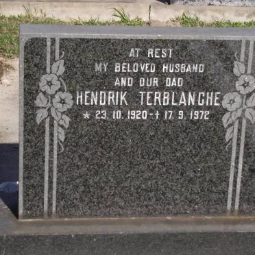 TERBLANCHE Hendrik 1920-1972