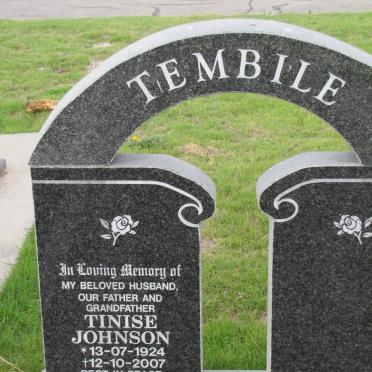 TEMBILE Tinise Johnson 1924-2007
