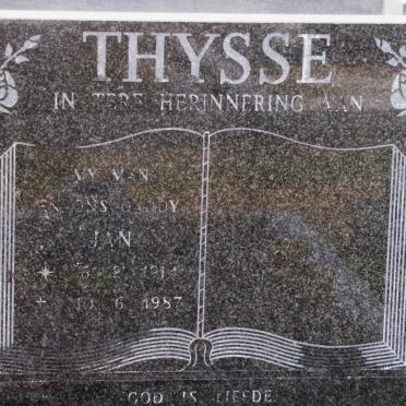THYSSE J.J. 1914-1987