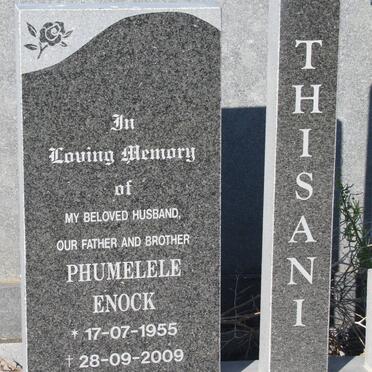 THISANI Phuymelele Enock 1955-2009