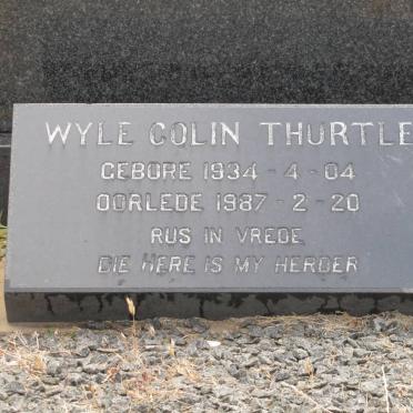 THURTLE Colin 1934-1987