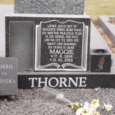 THORNE Catherina Magdalena 1934-2001
