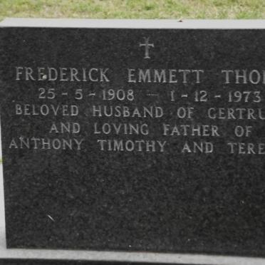 THORP Frederick Emmett 1908-1973