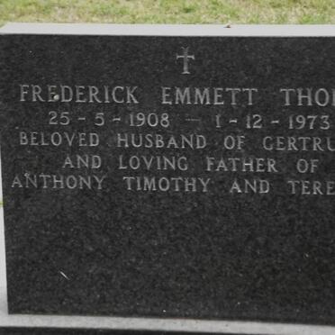 THORP Frederick Emmett 1908-1973