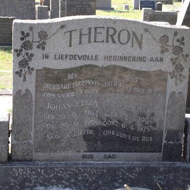 THERON Johan Eliza 1904-1965 &amp; Winifred Maria 1902-1975