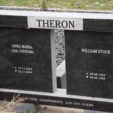 THERON William Stock 1904-1989 &amp; Anna Maria STRYDOM 1910-2004