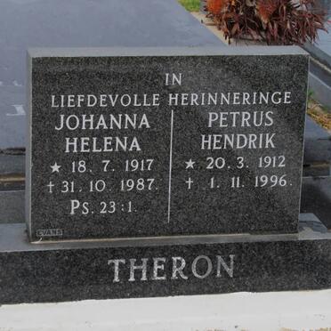 THERON Petrus Hendrik 1912-1996 &amp; Johanna Helena 1917-1987